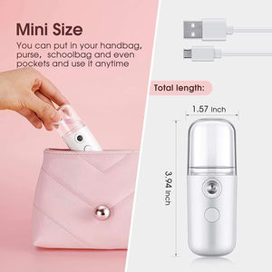 Mini-vapeur facial portable, vaporisateur nano pour le soin de la peau, nébuliseur, humidificateur, spa facial, rechargeable par USB - Product Image 4