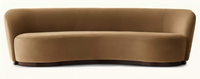 Canapé en velours personnalisé Disen Furnituure Indoor Copenhagen, configurations multiples, meubles de salon en tissu