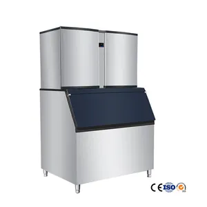 Commercial Automatic Cube Ice Maker Machine Big Output Ice Cube Making Machine Factory