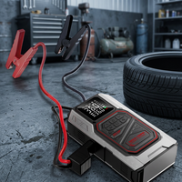 Premium Quality ABS Tire Inflator with Tire Pressure Monitor Portable Air Compressor Auto Stop Jump Starter and Air Pump