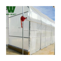 Ensemble complet de serre fabriqué en usine Film de tunnel agricole haute résistance Polytunnels transparents en plastique pour serre