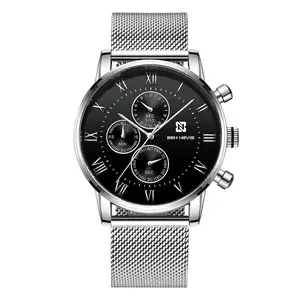 Hot-selling custom brand fashion business quartz men's watch sports waterproof watch timing men's watch