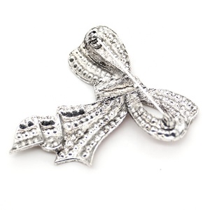 Американский флаг дизайн горный хрусталь в форме банта лента Брошь булавка для Дня независимости США аксессуары - Product Image 3