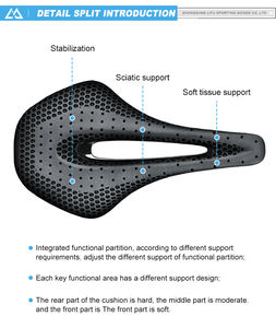 Accessoires <span class=keywords><strong>de</strong></span> vélo adulte pour femmes Meilleure <span class=keywords><strong>selle</strong></span> avant <span class=keywords><strong>de</strong></span> vélo pneumatique avec <span class=keywords><strong>tapis</strong></span> <span class=keywords><strong>de</strong></span> siège ventilé simple pour vélos <span class=keywords><strong>de</strong></span> route - Product Image 4