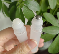 Flacon roll-on de 8 ml, flacon en plastique avec bille roulante, flacon de déodorant, fabrication en usine