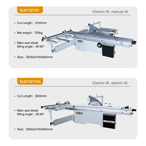 ZICAR mélamine MDF contreplaqué bois découpeuse automatique précision Table coulissante panneau scie Machine - Product Image 5