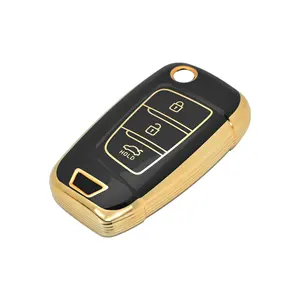 Car Accessories TPU Remote Car Key Protective Cover Case Soft Key Shell Fob Holder Suitable for Hyundai