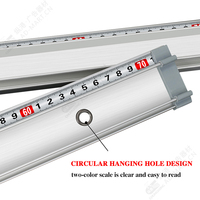 Gran oferta, regla de corte de seguridad de 100cm/Regla de plotter de corte de publicidad de aluminio/regla recta