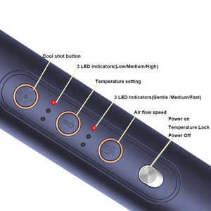 Multifunktionaler Haarstyler und Föhn Infrarot-Heißluftbürste Haarstyling-<span class=keywords><strong>Tool</strong></span> Rotierender Lockenstab Haarglättungsbürste Volumen-Kamm - Product Image 4