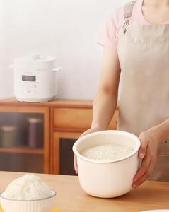 Autocuiseur intelligent en acier inoxydable avec contrôle numérique, cuve antiadhésive, spatule et tasse doseuse pour usage domestique et extérieur - Product Image 1