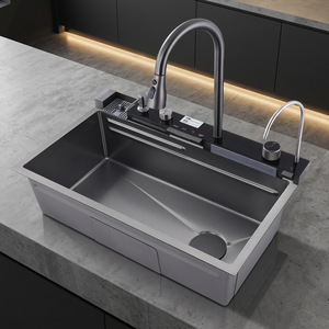 Grifo de Cocina Extraíble de Acero Inoxidable para Montar en el Fregadero - Product Image 2