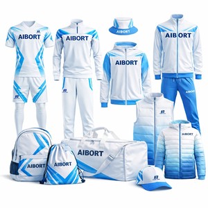 Set da Allenamento <span class=keywords><strong>Calcio</strong></span> Aibort <span class=keywords><strong>di</strong></span> Alta Qualità: Maglia a Maniche Corte, Pantaloncini, Maglia a Maniche Lunghe, Pantaloni, Giacca, Zaino - Divisa da <span class=keywords><strong>Calcio</strong></span> Personalizzabile per Squadre - Product Image 1