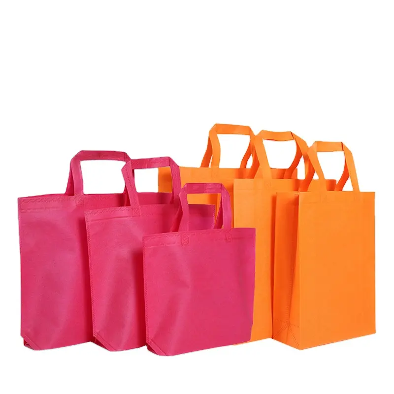 Borsa all'ingrosso Non tessuta con Logo stampato personalizzato riutilizzabile promozionale Non tessuto Eco Friendly Shopping Bag