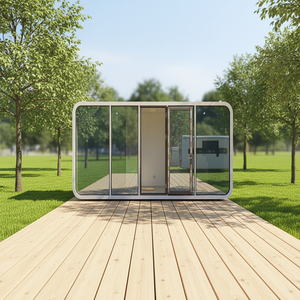 Maisonnette Modulaire Intelligente et Mobile Moderne avec Vue sur l'Océan, Structure en Acier de Luxe, Panneaux Sandwich Écologiques et Légers - Product Image 1