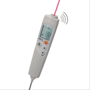 Thermomètre infrarouge Testo 826-T4 original et neuf avec sonde de pénétration laser pour aliments (optique 6:1) - Product Image 1