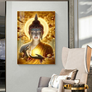 Luxury Art Deco Sakyamuni <strong>Buddha</strong> Wall <strong>Painting</strong> HD Printed Posters on <strong>Canvas</strong> Crystal Porcelain Design Home Decoration - Product Image 4