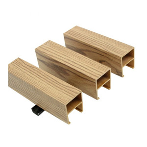 Thiết kế hiện đại trong nhà trang trí trần dầm cho khách sạn <span class=keywords><strong>WPC</strong></span> gỗ ống và Trần PVC-không thấm nước và chống cháy - Product Image 6