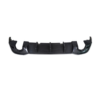 Lèvre de pare-chocs arrière de voiture 3K Twill Dry Carbon Fiber Rear Diffuser Spoiler Accessoires de voiture pour Volkswagen Golf 8 GTI 2021-UP