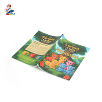 Services d'impression de livres cartonnés pour enfants à couverture souple, personnalisés en usine, en papier FSC, avec reliure parfaite