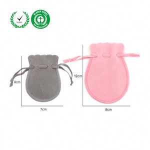 Pochette en velours à prix compétitif, sac cadeau avec logo, sacs cadeaux scintillants - Product Image 1