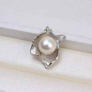จี้รูปเปลือกหอยขนาดใหญ่เงินแท้ S925 สำหรับผู้หญิง สร้อยไข่มุก 10-12 มม. สไตล์ทันสมัย อุปกรณ์ DIY สำหรับทำสร้อย  แรงบันดาลใจจากพุทธศาสนา - Product Image 3