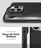 VKOO-Étui et sacs magnétiques en caoutchouc mat 2 en 1 pour téléphone portable, pour iPhone 16, 17 Pro Max, couverture arrière pour iPhone 16, 17 Pro, 16 Plus, T28