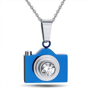 Collier en acier inoxydable long et hypoallergénique, imperméable, bijoux fins pour femmes, collier avec caméra cachée, collier en diamant pour femmes et hommes - Product Image 4