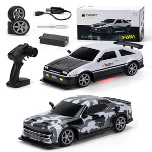 Voiture RC de drift S921 S922 2.4G 4x4 1/16 haute vitesse, modèle de voiture télécommandée avec pneu de secours, véhicule RC pour enfants - Product Image 1