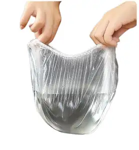 Эластичная свежая сумка для еды или одноразовая Прозрачная крышка для миски