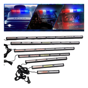 304 đa kích thước LED cảnh báo ánh sáng COB Strobe Flashing thanh ánh sáng trên mái khẩn cấp thanh ánh sáng đa màu sắc cho xe offroad - Product Image 1