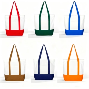 Sacs fourre-tout en <span class=keywords><strong>toile</strong></span> couleur unie, pliables et portables, sacs à bandoulière réutilisables pour les courses et les articles ménagers divers - Product Image 2
