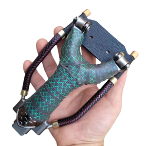 Nouvelle Fronde de <span class=keywords><strong>Chasse</strong></span> Robuste à Roulements Multiples, Fronde Professionnelle en Métal avec Bande Élastique pour Tir en Extérieur et <span class=keywords><strong>Pêche</strong></span> - Product Image 1