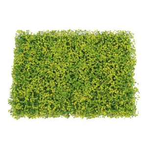 家居花园装饰DIY墙挂合成草篱笆叶子绿色墙人造植物墙面装饰