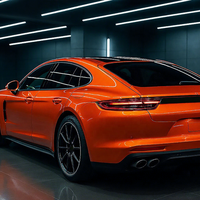 Vinilo Autoadhesivo para Automóviles Superbrillante Metálico Naranja Paisley de 5 Pies x 60 Pies, PET TPU PPF, que Cambia de Color, Fabricante de Guangzhou