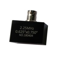 Sonde à ultrasons AWS à cristal normal 0,625*0,625/0,625*0,750 pouces 2,25 MHz pour détecteur de défauts par ultrasons