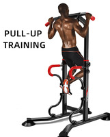 YUNPAO Barre de traction multifonction en acier inoxydable, station de dips, barre horizontale, banc de musculation, tour de musculation pour usage domestique