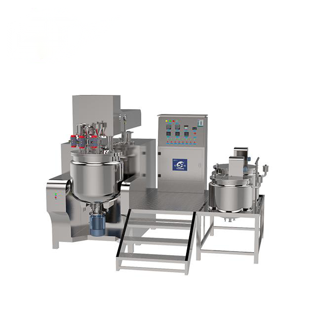 APVO small Lab vacuum homogenizer machine high viscosity cream vacuum emulsifying mixer tank