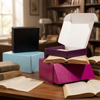 Boîte d'expédition en carton ondulé recyclé avec protection d'angle, écologique, en vrac
