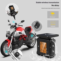 Sensor TPMS Universal para Motocicleta, Sistema de Monitoreo de Presión de Neumáticos Inalámbrico de Alta Precisión con Carga Solar USB