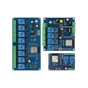 ESP32 modul Relay 8 saluran Bluetooth BLE, papan pengembangan ESP32-WROOM catu daya DC5-30V WIFI