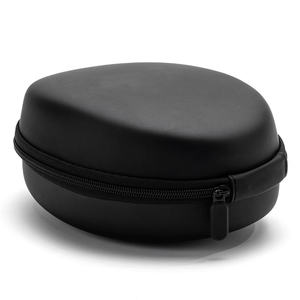 Étui de voyage rigide personnalisé DEJUN DJ6688 en EVA pour écouteurs, avec fermeture éclair étanche et antichoc, pour casques audio - Noir - Product Image 2