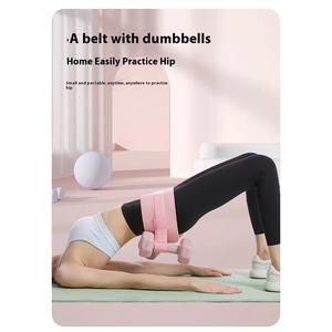 <span class=keywords><strong>Ceinture</strong></span> multifonctionnelle antidérapante réglable pour les hanches et le ventre, avec coussinet pour haltères, haltères et kettlebells pour la gym - Product Image 2