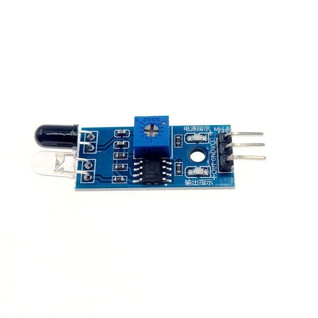 IR Infrared Obstacle Avoidance Sensor Module for Arduinos DIY Smart Car Robot 3-wire Reflective Photoelectric