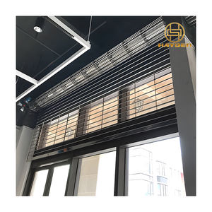 電気201/304ステンレス鋼デザイン安全ドアグリルゲート圧延シャッタードア - Product Image 3