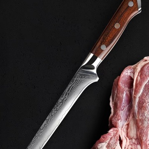 Hot Sale VG10 7 Inch 67 Layers Kitchen <b>Knife</b> Damascus Steel <b>Boning</b> <b>Knife</b> with Ebony <b>Handle</b> - Product Image 5