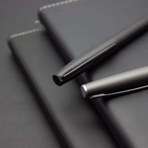 Stylo à bille en métal de luxe de haute qualité, stylo promotionnel avec logo personnalisé, noir mat, adapté à la promotion d'entreprise - Product Image 4