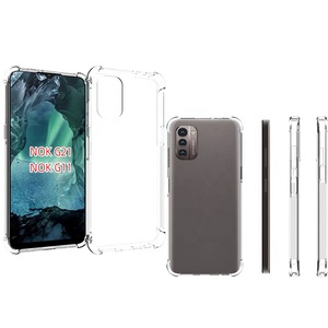 Funda Protectora <span class=keywords><strong>de</strong></span> <span class=keywords><strong>Gel</strong></span> TPU Suave Transparente para Nokia G21 G11 Plus G42 5G - Product Image 2