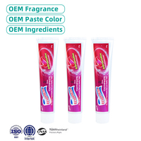 Dentifrice anti-sensibilité à l'extrait de clou de girofle pour une haleine fraîche naturelle, des dents propres et saines, marque privée, usine OEM