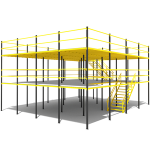 כבד פלדה רב שכבתי פלדה grating רצפה mzzanine מערכת מירוצים מזן מתלה מזנין - Product Image 3