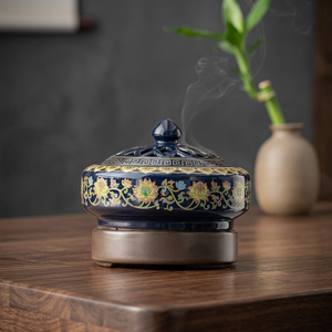Quemador de Incienso Eléctrico de Cerámica a Precio de Fábrica, Estufa de Aceite Esencial con Temporizador 50-320, Calentador de OUD y Sándalo, Incensario Aromático para el Hogar, ¡NUEVO! - Product Image 3